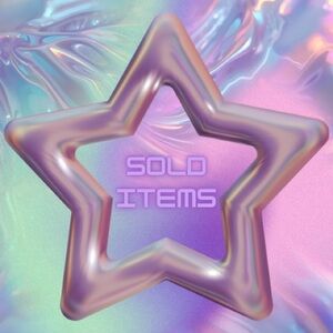 •*SOLD ITEMS*•